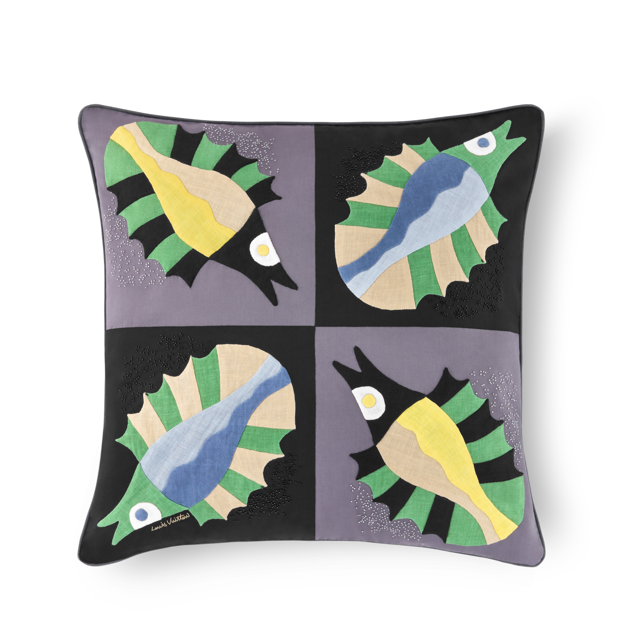 Animali Fantastici Striped Fish Cushion ｜ルイ・ヴィトン 公式